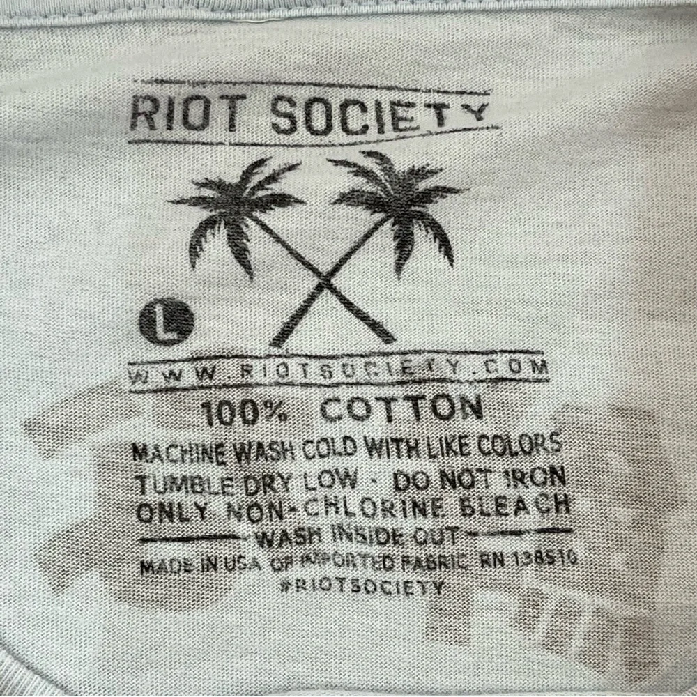 Women's Riot Society Panda Sushi Sugee Cotton Tshirt L - Picture 4 of 6